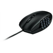 Logitech G600 MMO Gaming Mouse, RGB Backlit, 20 Programmable Buttons