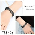 thumbnail image 6 of Infinity Urn Bracelet for Ashes Men's Cremation Bracelet Celtic Knot Urn Bracelet for Ashes Men Wristband Cuff Urn Bracelet Genuine Leather Ashes Urn Bracelet, 6 of 7