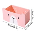 thumbnail image 2 of Foldable Sink Drainage Basket Multifunctional Storage Rack Non Perforated Bathroom Makeup Face Towel Storage Box, 2 of 2