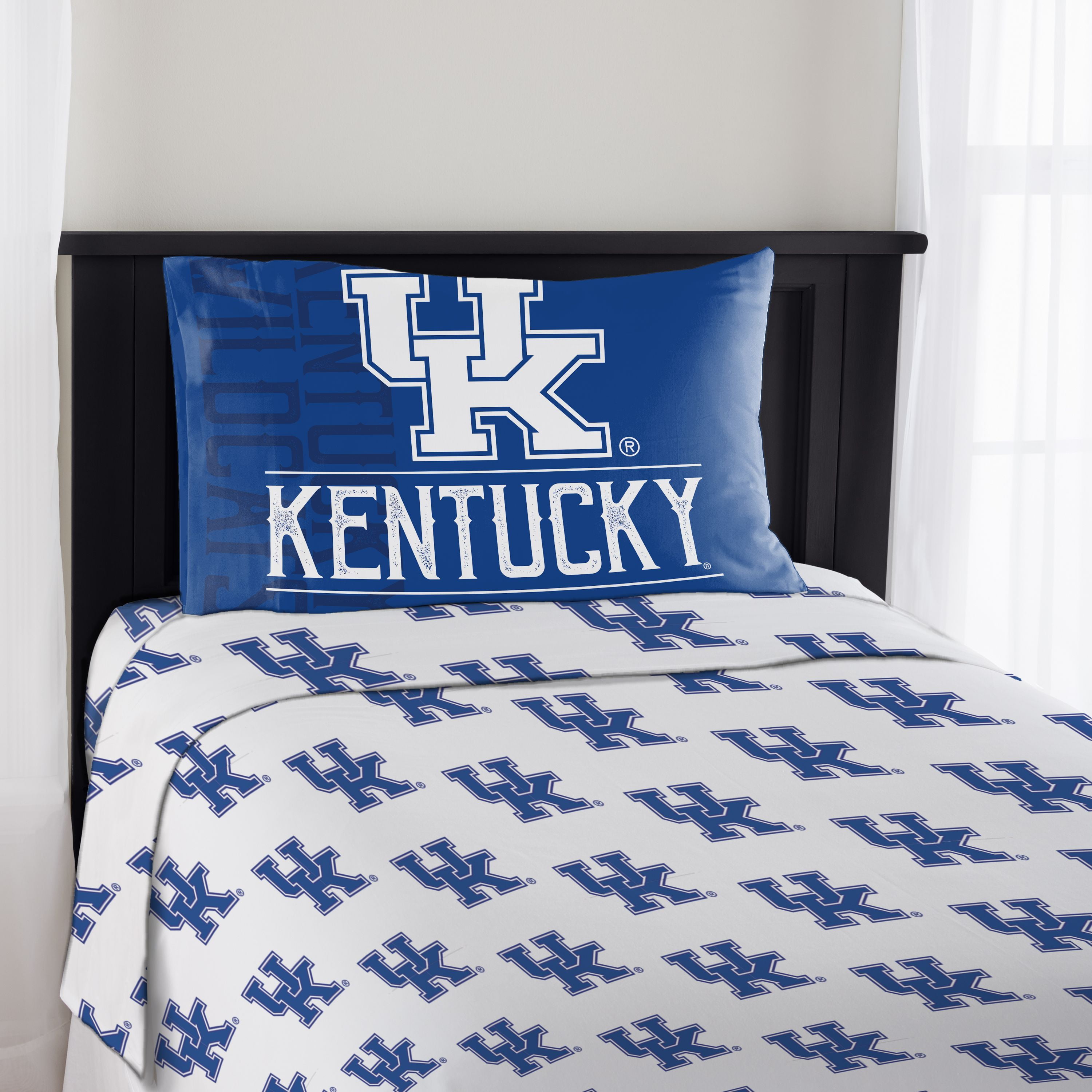 Twin Bed Sheets Cky Wildcats Flat Fitted Ncaa Licensed 3pc Blue Twin Bed Sheets Cky Wildcats Flat Fitted Ncaa Licensed 3pc Blue Sheet Set
