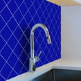 thumbnail image 3 of Walplus Peel and Stick Backsplash Colour Block Navy Blue Wall Tile Decals 24 Pcs 6" x 6", 3 of 7
