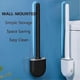 thumbnail image 2 of Flat Silicone Toilet Brush 2 Pack, Toilet Brush and Holders, Wall-Mounted Toilet, 2 of 5