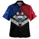 thumbnail image 5 of Camisetas estampadas tribales de cultura polinesia del país con estampado 3D para hombres, camisas de verano de manga corta para hombres, ropa de calle de un solo botón para hombres, 5 of 5