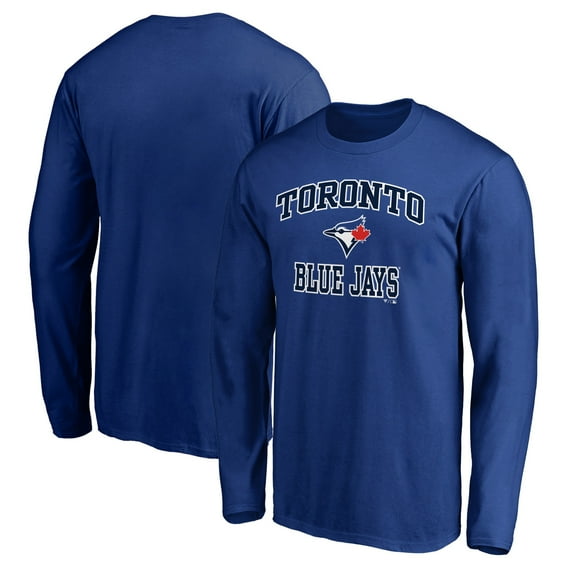 Men's Royal Toronto Blue Jays Team Heart & Soul Long Sleeve T-Shirt
