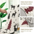 thumbnail image 5 of Yayeee 4 Pack Dining Chair Covers Stretch Parson Chairs Slipcovers Seat Protector, Christmas Plaid Forest, 5 of 6