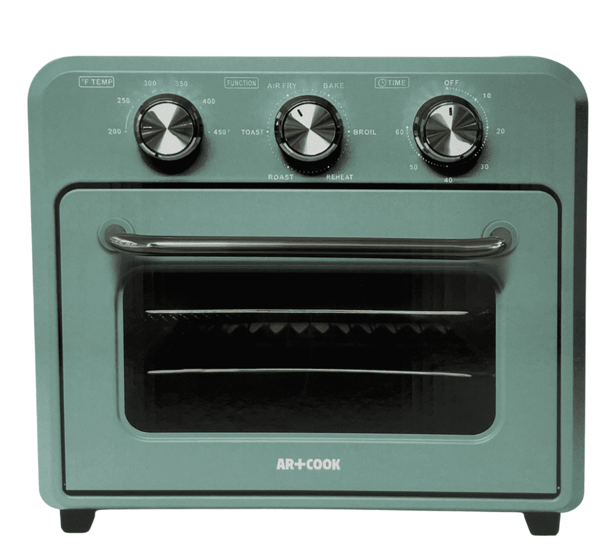 AR+COOK 17 Qt Capacity Air Fryer Oven, Aqua Blue