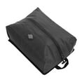 thumbnail image 2 of 17L Travel Vacuum Compression Bag – Reusable Flat Bottom Packing Cube with Manual Seal Valve for Luggage, Suitcase, Backpack – Splash Proof TPU, Grey, 2 of 7