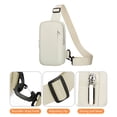 thumbnail image 5 of Clearance Under $5 Boovnll Sling Bag for Women Men, Multipurpose Large Capacity Crossbody Bag, Fashion Portable Chest Bag for Outdoor Hiking, Camping, Trip, Travel, Backpack, Sling Bag, 5 of 6
