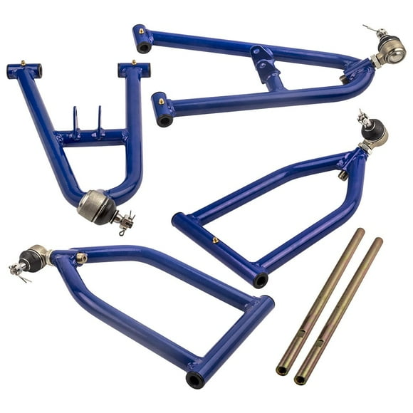 Front Upper and Lower A Arm Kit Adjustable Control Arm for Yamaha Banshee 350
