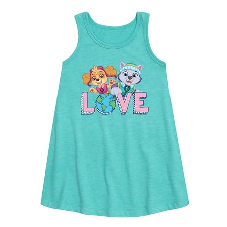 

Paw Patrol - Love Earth - Toddler and Youth Girls A-line Dress