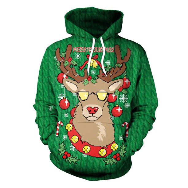 Sudadera con capucha de Navidad para hombre, ropa Unisex, chándal con capucha, jersey de pareja, ropa de calle Vintage de los años 90