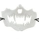 thumbnail image 5 of Media Máscara Esqueleto Colmillos Resistentes Al Desgaste Calavera para Juego Cosplay () Blanco, 5 of 7