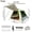 小绿方形充气, variant on Green Integrated Inflatable Tent with Silver Coated Awning, Portable Design. 3-sided mesh panels for anti-mosquito ventilation. Waterproof & UV-resistant sun shelter, C-67710831942