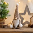 thumbnail image 6 of YingYouFu Christmas Gnome Figurine, Faceless Forest Gnome Doll Ornament, Plush Scandinavian Tomte for Holiday Mantel Shelf Tabletop Decoration, 6 of 7