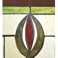 thumbnail image 3 of Meyda Tiffany 98100 Spear Wood Frame Stained Glass Art Window, 3 of 3