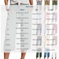 thumbnail image 4 of Bloomae Cotton Linen Capri Pants for Women 2026 Summer Lightweight Casual Plus Size Capris Loose Wide Leg High Waisted Drawstring Croped Pants with Pockets, 4 of 7