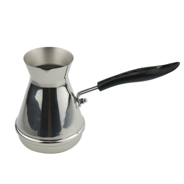 GUOOL Carafe à Café Turc, Pot à Café Turc en Acier Inoxydable Cezve, 850 ml