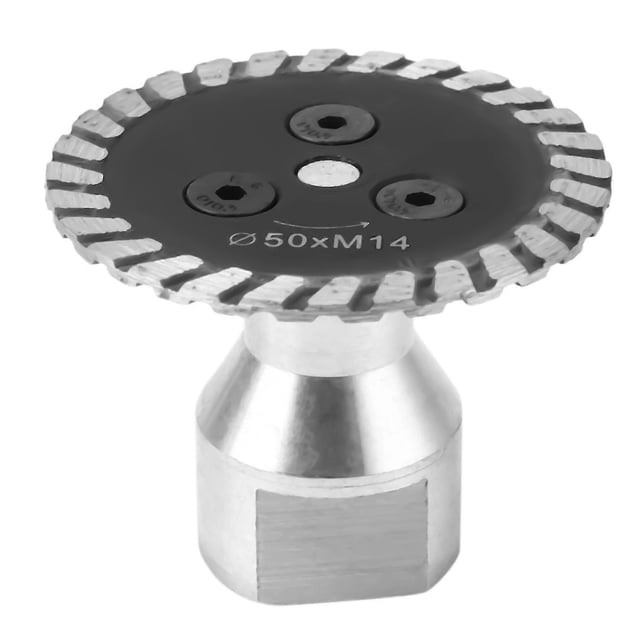 Sierra de diamante de 50 mm con apertura M14 y disco de corte y grabado desmontable, apta para arena de granito s202412245342