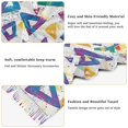 thumbnail image 5 of FORMRS Womens Scarf Winter Soft Long Big Warm Shawls Wrap Tassel Scarves, Green Simple Triangles, 5 of 9
