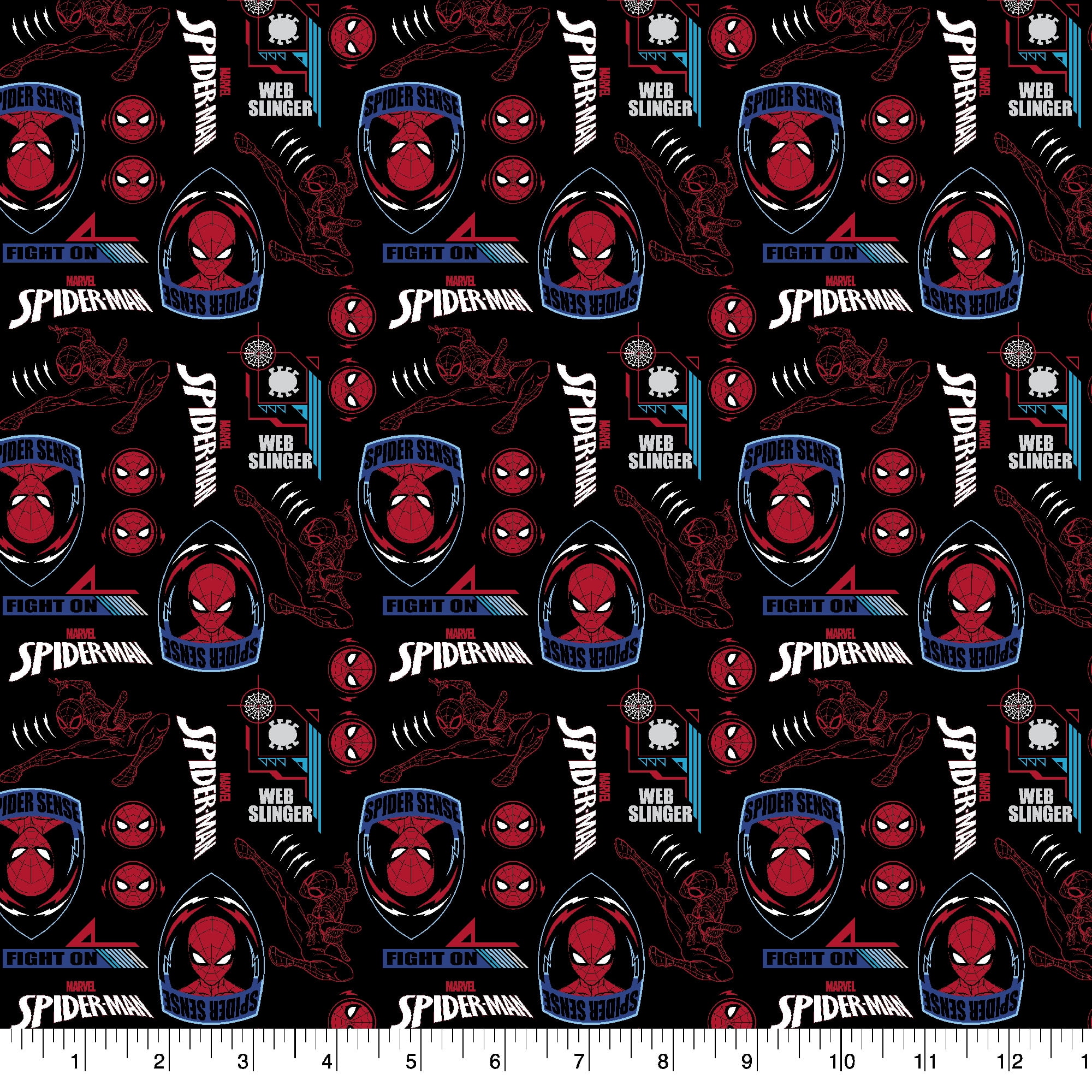 Springs Creative Cotton 43" Spider-Man Precut Bundle, 3 Pieces