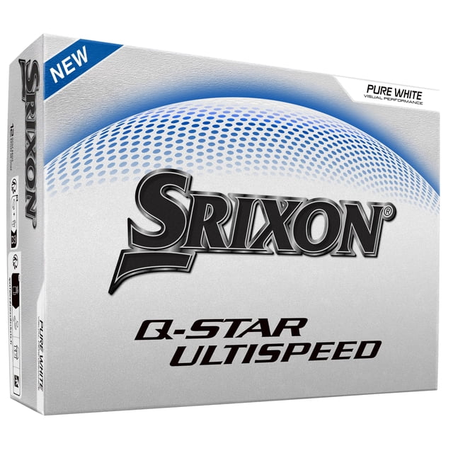 Pelotas de golf Srixon Q-Star Ultispeed, color blanco