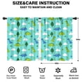 thumbnail image 2 of Blackout Kids Curtains,LightBlue Cartoon Dinosaurs Trees Clouds Pattern Childrens Insulated Curtains Set Of 2,Bedroom Essentials,Toddler Room Decor 42"x54", 2 of 5
