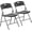 Black, variant on Simenmax 2 Pack Folding Chairs, Fabric Dining Chair Set with Padded Cushion and Back, Indoor Outdoo Seat for Home Office Events Wedding Party,Khaki