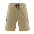 thumbnail image 3 of JIKNTTR Men's Cargo Shorts Relaxed Fit Casual Summer Short Shorts Casual Cotton Shorts Work Short For Outdoor Summer Beach Shorts with Pockets, 3 of 8