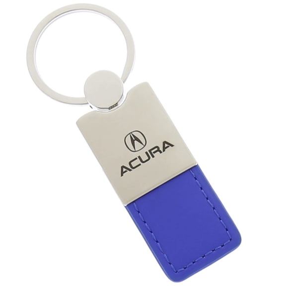 Acura Keychain & Keyring - Duo Premium Blue Leather