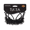 thumbnail image 2 of 12 Pack Bulk Black Plastic Tiara with Combs School Spirit & Halloween, 2 of 7