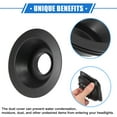 thumbnail image 3 of Unique Bargains 2 Pcs Car Headlight Housing Dust Seal Cap 70mm Universal for Aftermarket Headlamp Xenon Light LED Rubber, 3 of 6