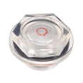 thumbnail image 2 of 1" Thread Diameter Air Compressor Fittings Clear Plastic Oil Sight Glass, 2 of 4