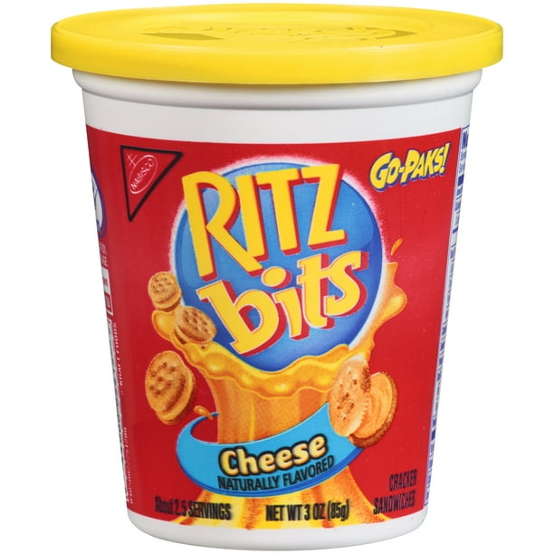 Ritz Bits Cheese Cracker Sandwiches Go Pak, 3.0 oz