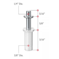 thumbnail image 5 of Bi Fold Door Top Pivot, 8 Pcs Spring Loaded Bi Fold Closet Door Top Pivots Carbon Steel Bifold Closet Door Repair Parts for 1-3/8 Inch Thick Closet Doors, 5 of 5
