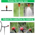 thumbnail image 3 of Sistema de riego por goteo para jardín de bricolaje de 76 piezas de 20 m, manguera de agua para jardín paisajístico, flores, patio, plantas, color negro, 3 of 5