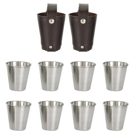

1 Set of Outdoor Wine Cups Portable Camping Cups Party Liquor Serving Cups