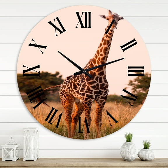 Designart 1 in Farmhouse Wall Clock