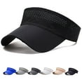 thumbnail image 3 of Women Hat Unisex UV Protection Empty Top Sunscreen Tennis Cap for Running, 3 of 8