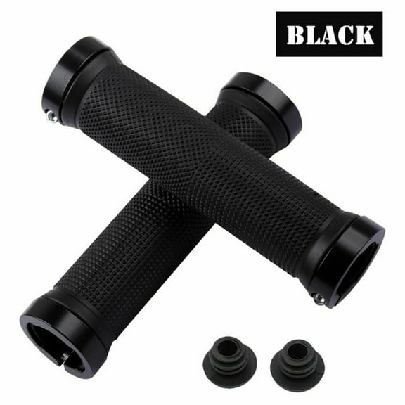 Tiitstoy 2Pcs Bike Mountain Bicycle Mtb Handlebar Grips Rubber Handle Grips Slip