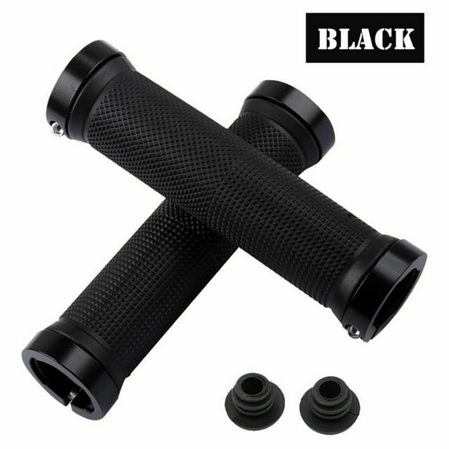 RXIRUCGD 2PCS Bike Mountain Bicycle MTB Handlebar Grips Rubber Handle Grips Slip