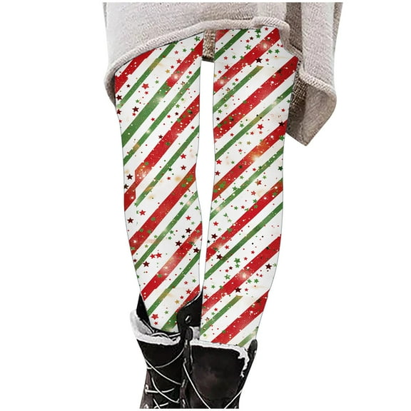 Tights for Children Boy Girl Fall Winter Print Happy Festival Christmas Stretchy High Waisted Warm Straight Leg Long Leg Pants Pantyhose Tights Child 2025