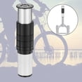 thumbnail image 2 of Extensor de vástago de horquilla de bicicleta Zulema Elevador de manillar Adaptador 1-1/8' Negro, 2 of 8