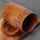 thumbnail image 3 of SSRGV 14 oz Large Wooden Beer Mug Best Wood Drinking Cup Wooden Tankard Beer Glass Stein Tea Cup Barrel Mug for Men Women Coffee Mug Gift Viking Mug, 3 of 5