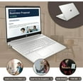 thumbnail image 4 of HP 15.6" FHD Everyday Laptop, Intel Core i5-1135G7, 16GB RAM, 1TB PCIe SSD, Intel Iris Xe Graphics, Ture Vision HD Camera, Full-Size Keyboard, Windows 11 Home, Silver, 32GB USB Card, 4 of 9