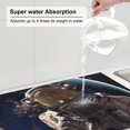 thumbnail image 5 of Yiaed Astronaut Print Highly Absorbent Microfiber Kitchen Counter Mat, Dish Drying Pad for Dishes, Utensils, Pots and Pans, Large 18" x 24", 5 of 7
