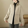 thumbnail image 6 of 100% Cotton Blouses For Women Plus Size Tops for Women Fall Sweatshirts for Women Funny Fall Sweaters for Women 2025 Ladies Fall Pullover Tops, 6 of 7