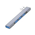 thumbnail image 4 of Hub USB C Hugo divisor 1 en 4 salidas, adaptador multipuerto, Estación de acoplamiento USB, 4 of 9