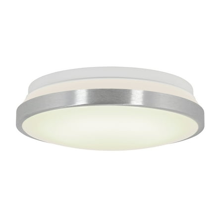 

Artika Orion Ceiling Light Integrated LED Flush Mount Aluminum Finish