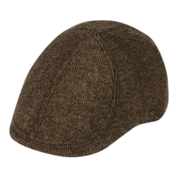 EPOCH Men's Herringbone Tweed Newsboy, Duckbill Driving Cabbie Golf Ivy Cap