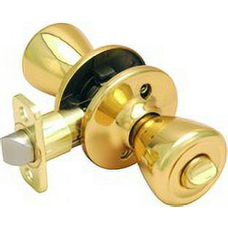 Hardware House 381665 Pelham Privacy Knob Polished Brass